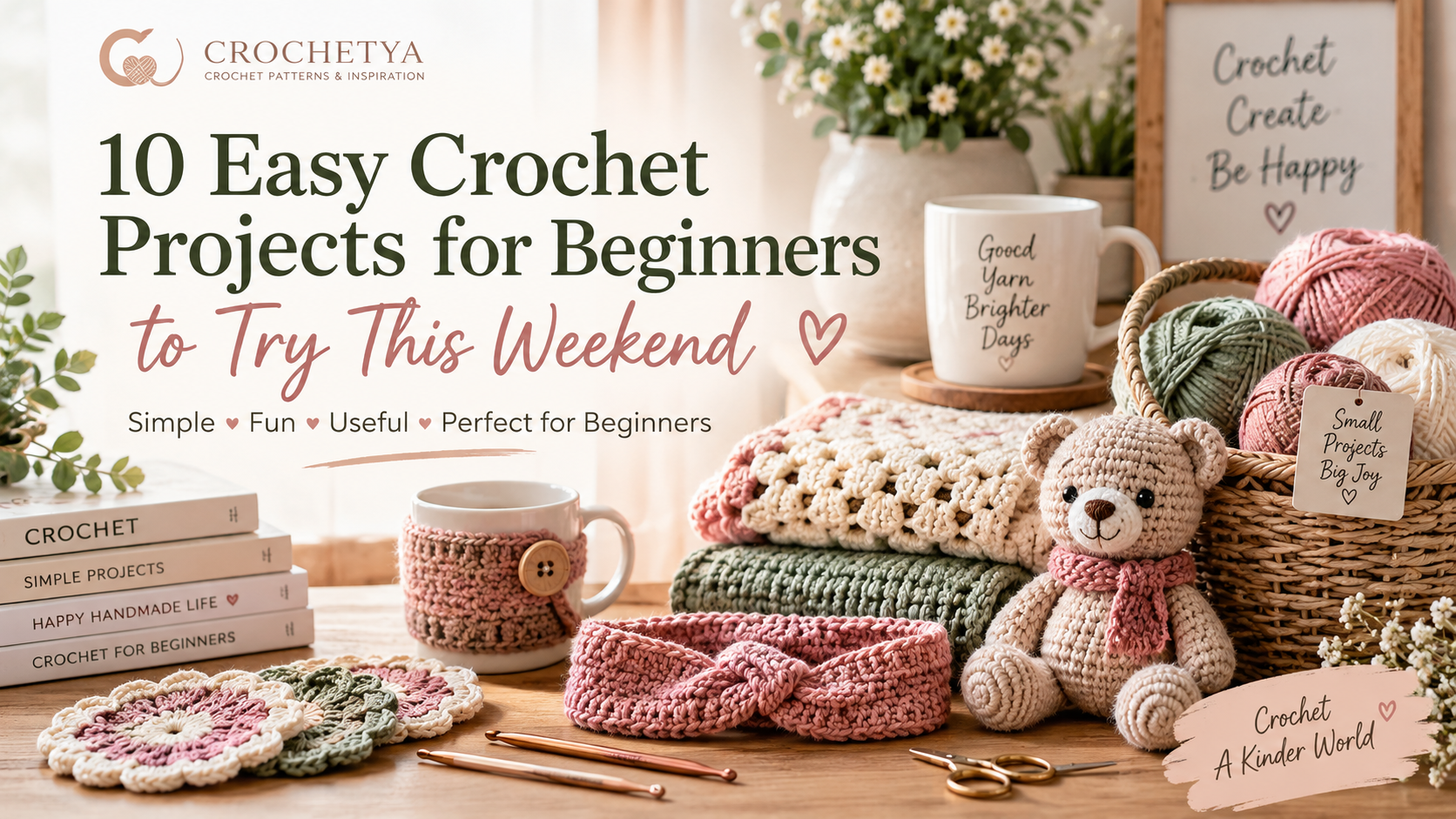 easy crochet projects for beginners