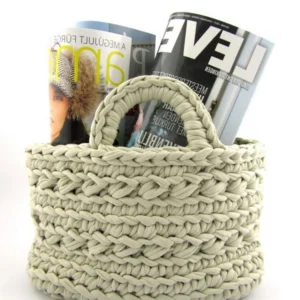 Crochet Basket Pattern – Zpagetti Yarn Storage Basket PDF