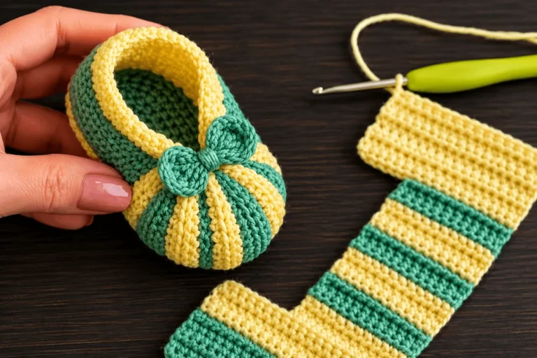 Crochet Slippers with a Bow – 7 Simple Tips